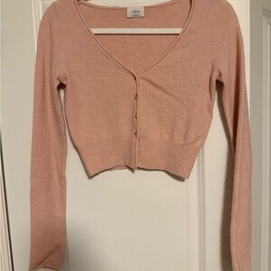 Wilfred Blush V-Neck Cardigan